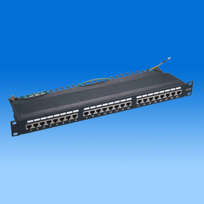 ZH-PP08 CAT5E 24 PORTS STP PATCH PANEL 